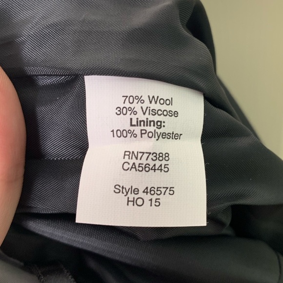 J. Crew | The Pencil Skirt Black Wool Blend - 0 - Picture 7 of 7